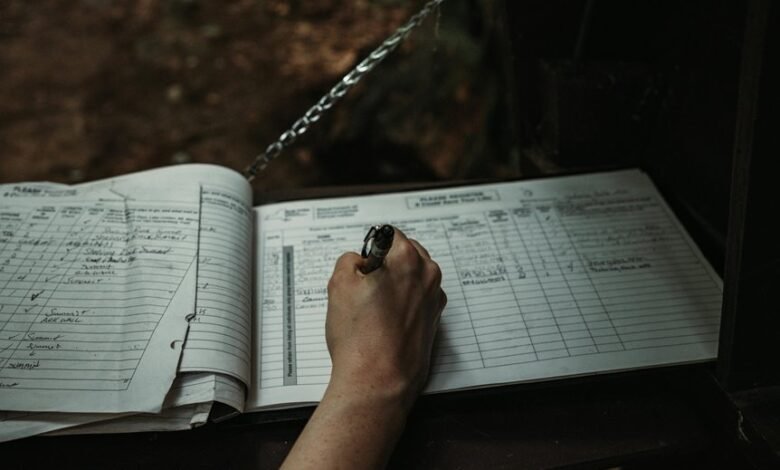 data compilation record list